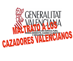 El gobierno valenciano desprecia a los cazadores e impide que la temporada comience